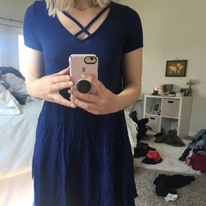 Blue dress